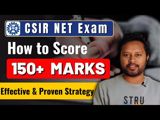 How to Score 150+ in CSIR NET Exam | Tips & Strategy | All 'Bout Chemistry