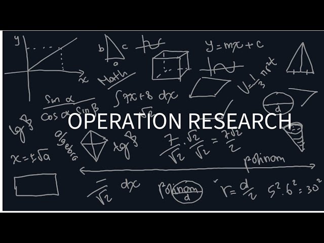 Operation Research Unit 2 Simplex method