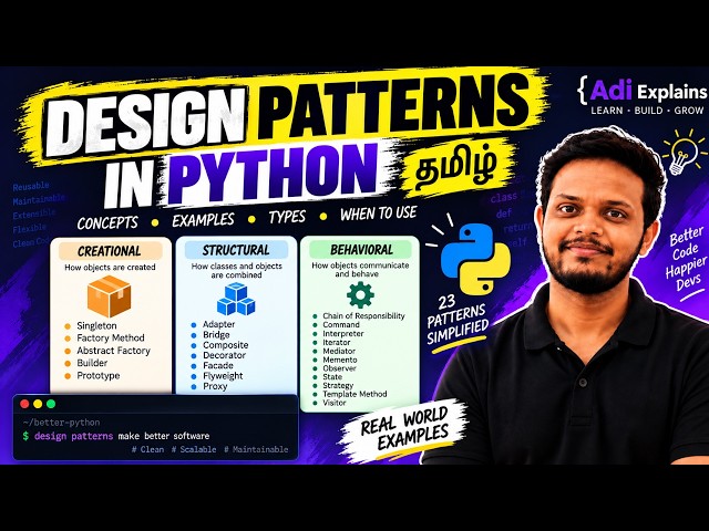 Why Your Python Code Gets Messy? Design Patterns Explained