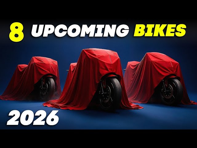Top 8 Upcoming Bikes India 2026 | Yamaha R7, R3, KTM RC490, GT450, Bonne, XMR250!⚡