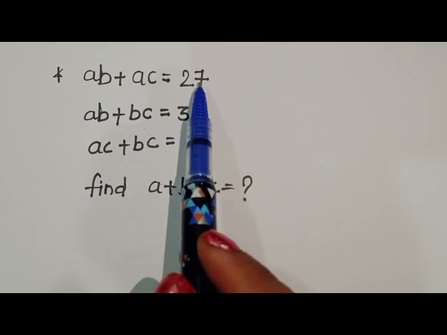 Math Olympiad | A Nice Algebra Problem | Can You Solve this ? 👆