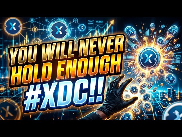 🚨WHY YOU WILL NEVER HOLD ENOUGH #XDC!!