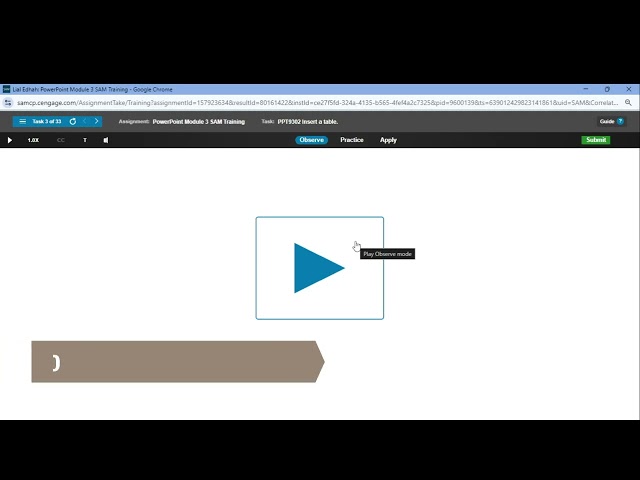 PowerPoint Module 3 Sam Training | CISC 120 - Intro Computers/App Software | PowerPoint Module 3 SAM