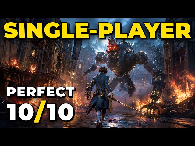 15 PERFECT Single-Player Games EVERYONE MUST PLAY!
