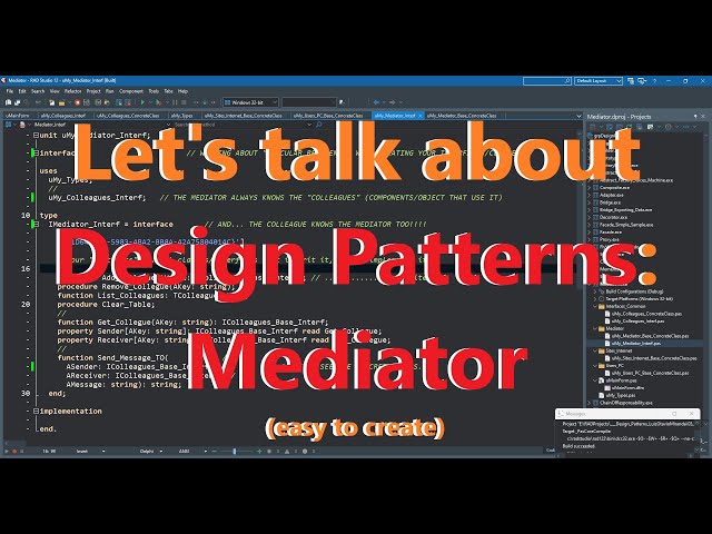 Delphi: Design Patterns: Behaviour: 05 - Mediator
