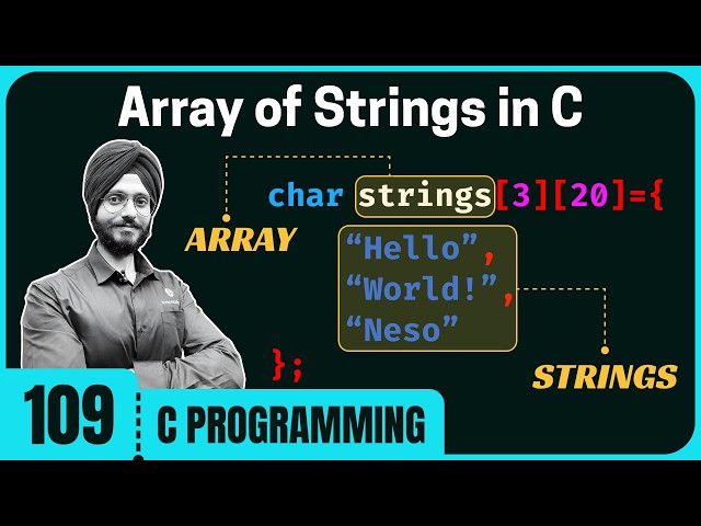 Array of Strings in C