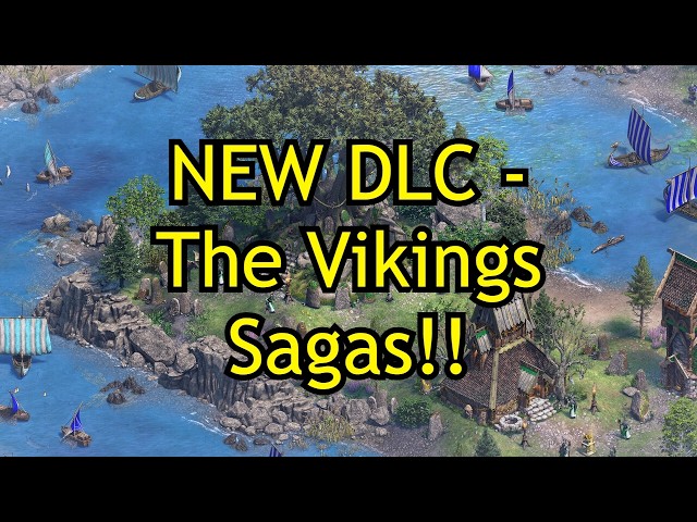 NEW VIKINGS DLC ANNOUNCED - The Vikings Sagas | AoE2: DE