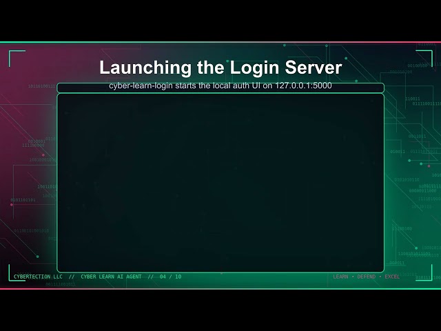 Cybersecurity Learning Agent