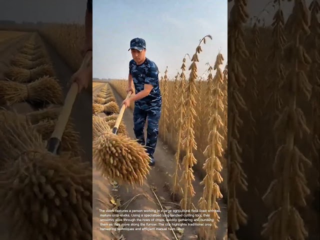 Efficient Crop Harvesting: Cutting Stalks in the Field