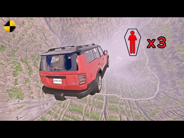 Realistic High-Speed Car Crashes in BeamNG.drive #190 | Ultra Detailed Crash Compilation