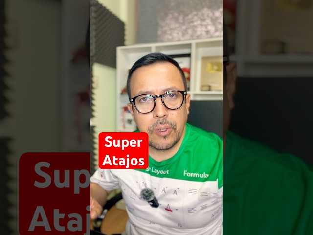 Como usar excel con atajos de teclado para hacer el trabajo mucho más rápido y sencillo.