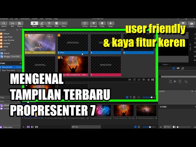 Mengenal Tampilan ProPresenter 7 | Tutorial ProPresenter 7