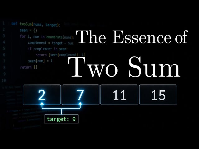 Two Sum Explained in 2 Minutes | O(n) Hash Map Solution