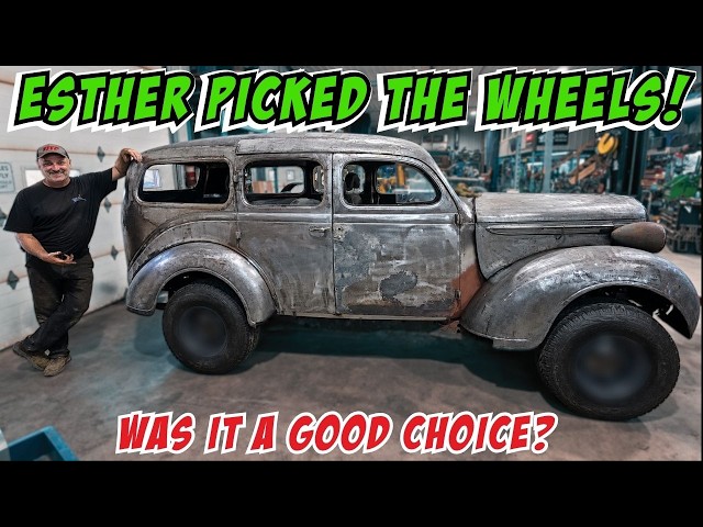1938 Plymouth Suburban 4x4 gets New Rims and Tires!