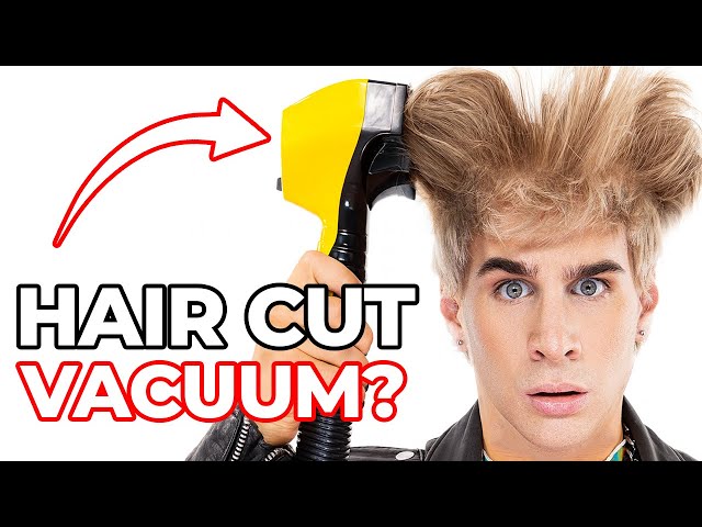 Hairdresser Tries Haircutting Vacuum!? (Flowbee)