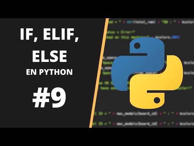 PYTHON COURSE - IF, ELIF, ELSE Conditional Statements | Flow Control 🐍