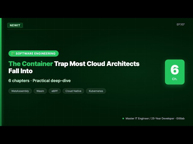 The Container Trap Most Cloud Architects Fall Into | #NEWIT