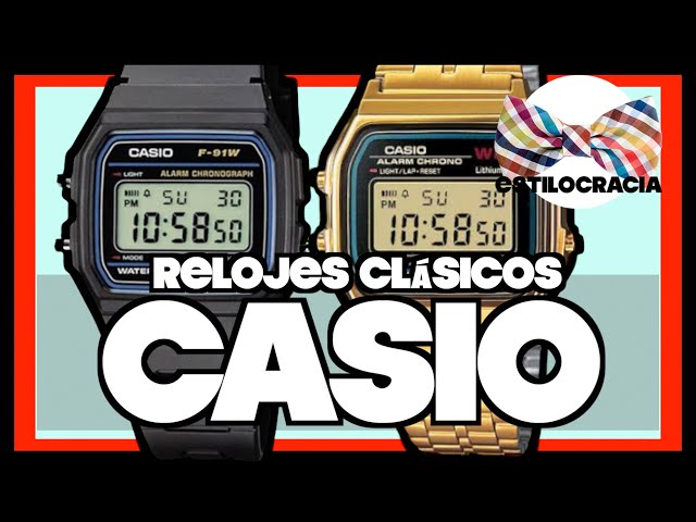 RELOJES CASIO CLÁSICOS: MODELOS QUE DEBES CONOCER