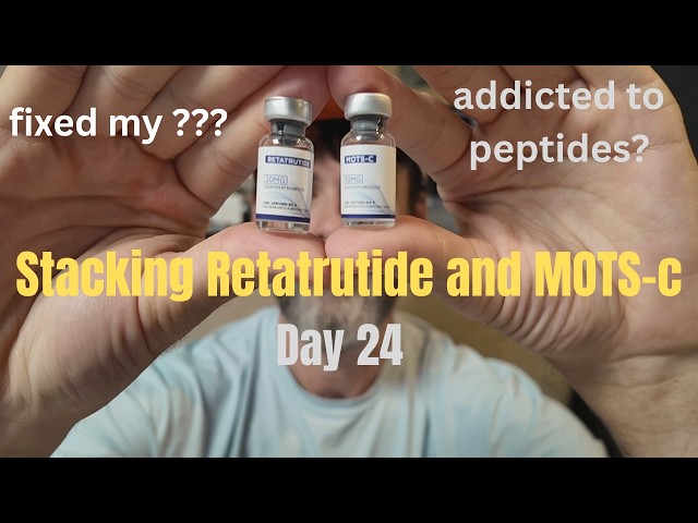Stacking MOTS-c with Retatrutide Day 24 | Libido Crash Cure?