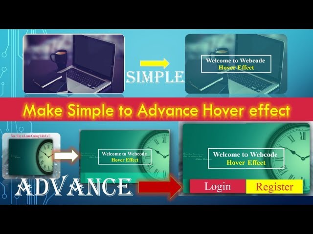 Make Advance hover effect For our website in #hindi #webcode #part2