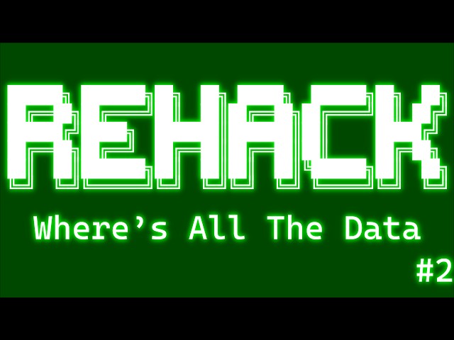 "It's Data Driven!"  | ReHack Devlog #2