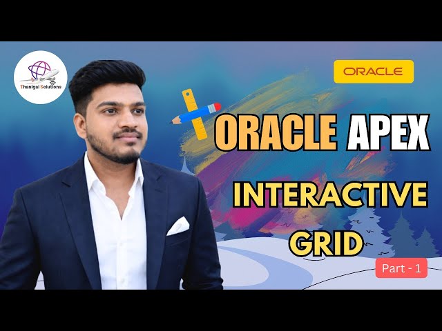 ⚙️ Oracle APEX Interactive Grid Actions Menu Part - 1| Customize Like a Pro 🚀 | @thanigaisolutions​