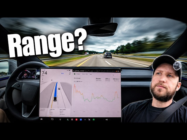 Tesla Model YL Real World Charging Speed and Range Test!