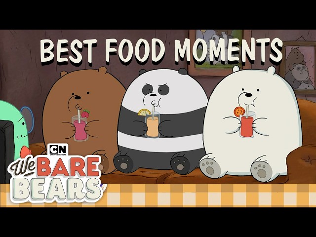 Too Much Fast Food 🍔 | We Bare Bears Food Moments | Cartoon Network