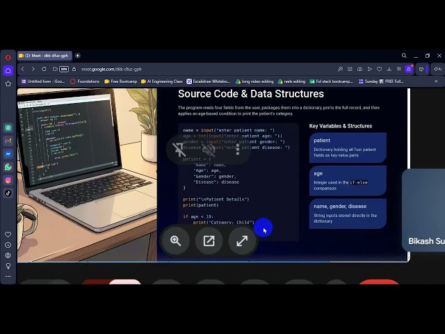 Hospital Management System in Python | Student Project Presentation | Code, Flowchart, & Output