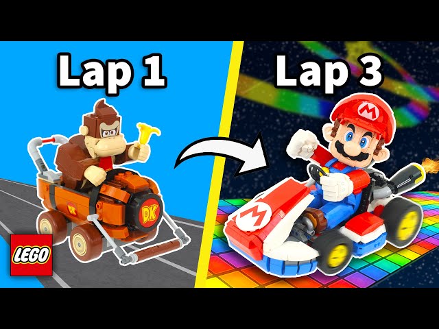 Corrí sets de Lego Mario Kart...