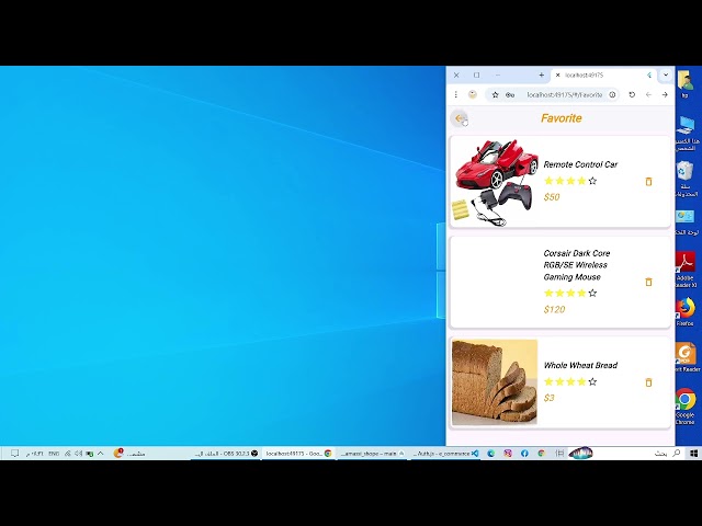 Ecommerce Application                               (Flutter, Node.js,MongoDB)