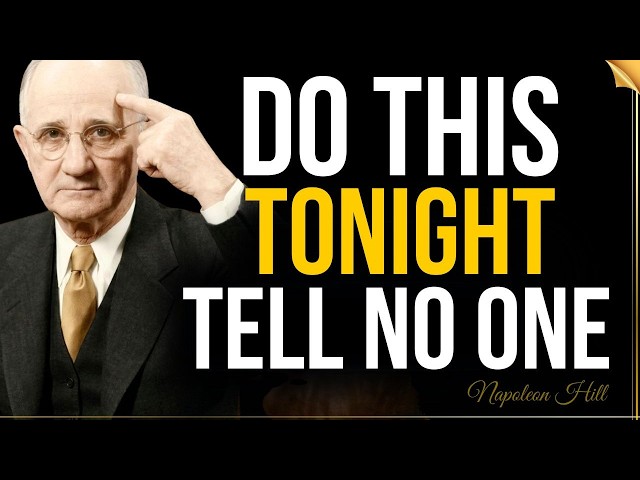 Listen to this while you sleep, and don't tell anyone your results. | Napoleon Hill