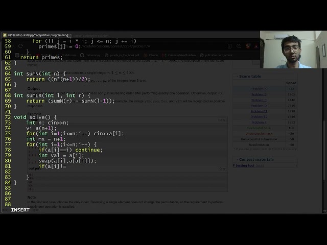 Codeforces Round 1121 (Div. 2) ABC. Live Contest.
