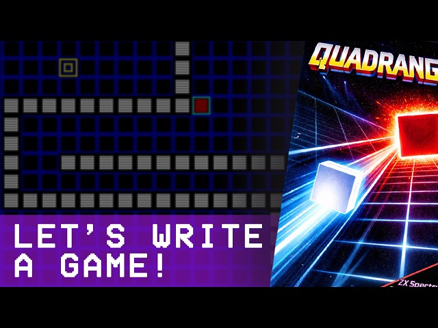 QUADRANGLE!  Let's Write A GAME..  ZX Spectrum Basic Programming