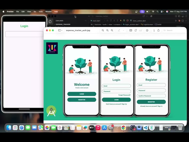 expense tracker app using firebase in flutter - 1