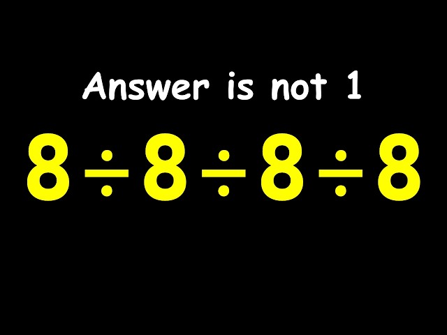 This Viral Math Problem Divides the Internet!