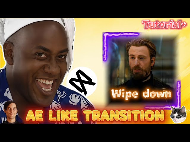 Wipe Down transition on Capcut 👽 | Tutorial video | FRADERS 
