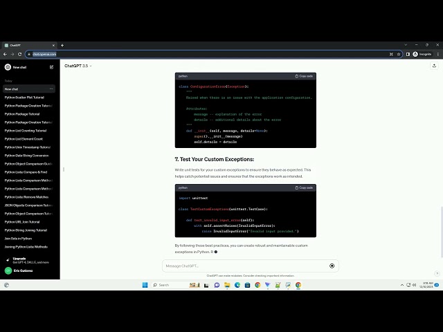 python custom exceptions best practices