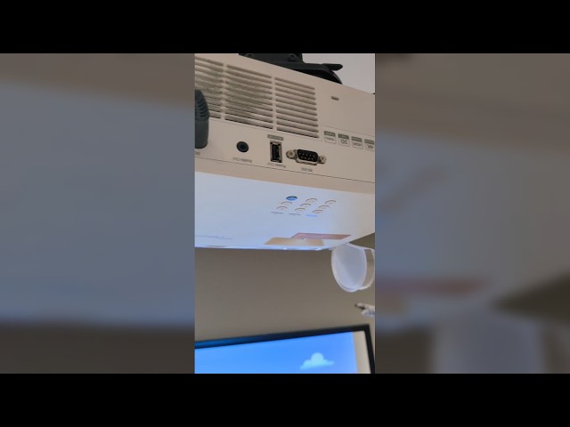 Optoma projector close up look
