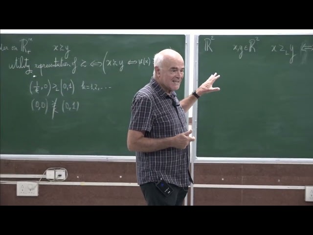 L15 Differentiability of Cost Functions: Utility Representation, Lexicographical Order, & Convexity