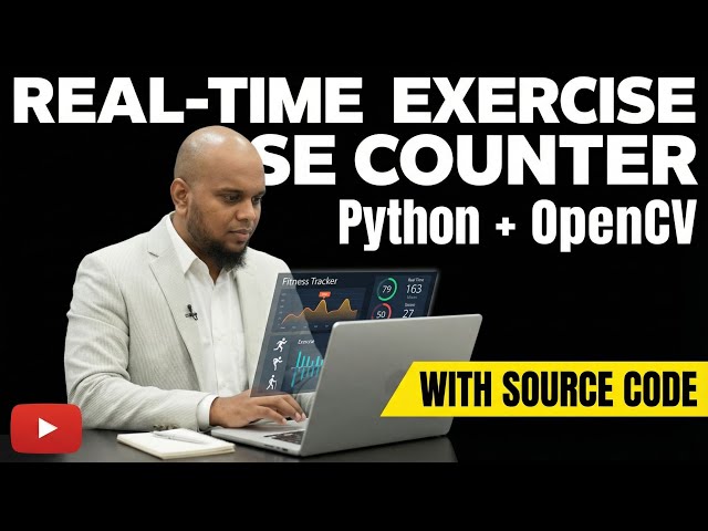 AI Fitness Tracker: Real-Time Exercise Counter in Python + OpenCV & MediaPipe + Source Code | Tamil