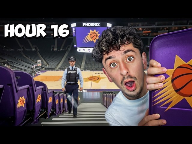 Overnight in an NBA Arena