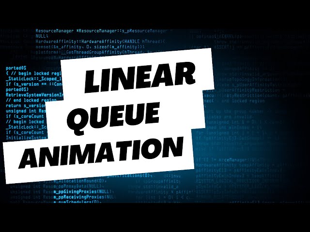 Queue Data Structure - Enqueue and Dequeue through Animation