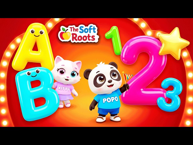 Preschool Learning activities for 3 year olds at home | Learn ABC Phonics Shapes Numbers Colors 🌈