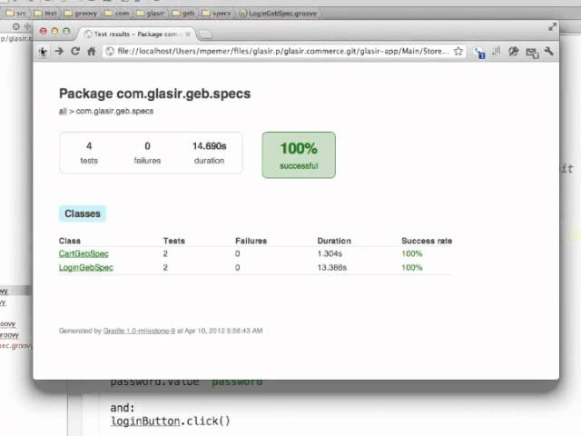 Glasir - Behavior Driven Development