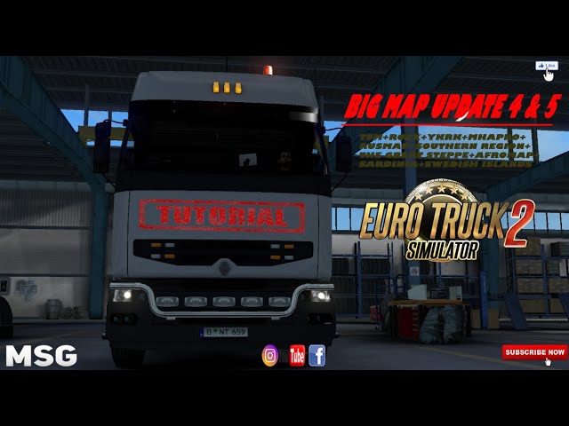 ETS2 1.33 ● Big Map Combo ( Update 4 & 5 ) ● TSM 1.33, MHAPRO, YKSRSK, ROEX, RUSMAP,