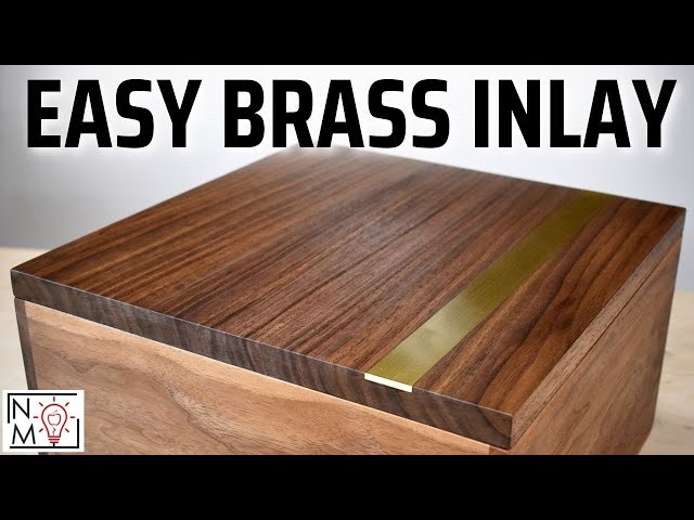 Metal Inlay in Wood | Add Brass to Your Woodworking Project
