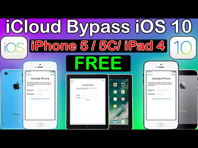 FREE Untethered iCloud Bypass iPhone 5/5C/iPad 4| iCloud Bypass iOS 10.3.3/10.3.4| H3lix Jailbreak
