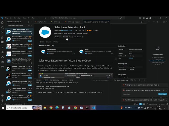 Install Development Tools At Set Up Your Lightning Web Components Developer Tools in Salesforce