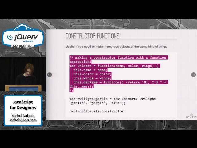 JavaScript for Designers - Rachel Nabors